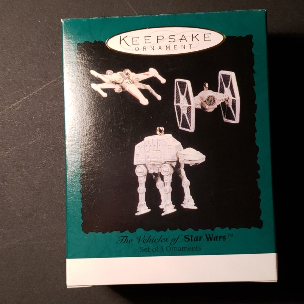 Vintage Hallmark Ornament The Vehicles of Star Wars NIB